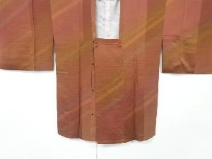 岩浅公展　斜め縞模様道行コート